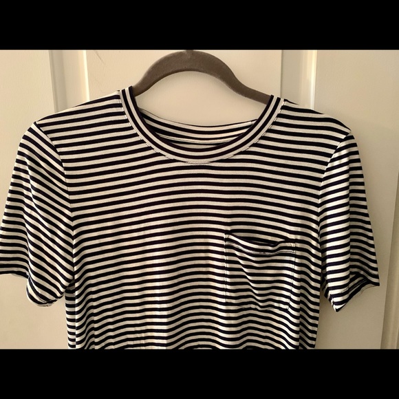 Roots navy and white striped tshirt dress - Picture 3 of 4